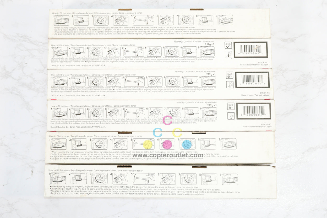 6 Genuine Canon iR C5068,C5058,C6880,C5880 GPR-26 MMMMYY Toners Same Day Ship