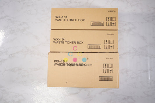 3 OEM Konica Minolta BH C220,C280,C360 Waste Toner Containers WX-101 / A162-WYA