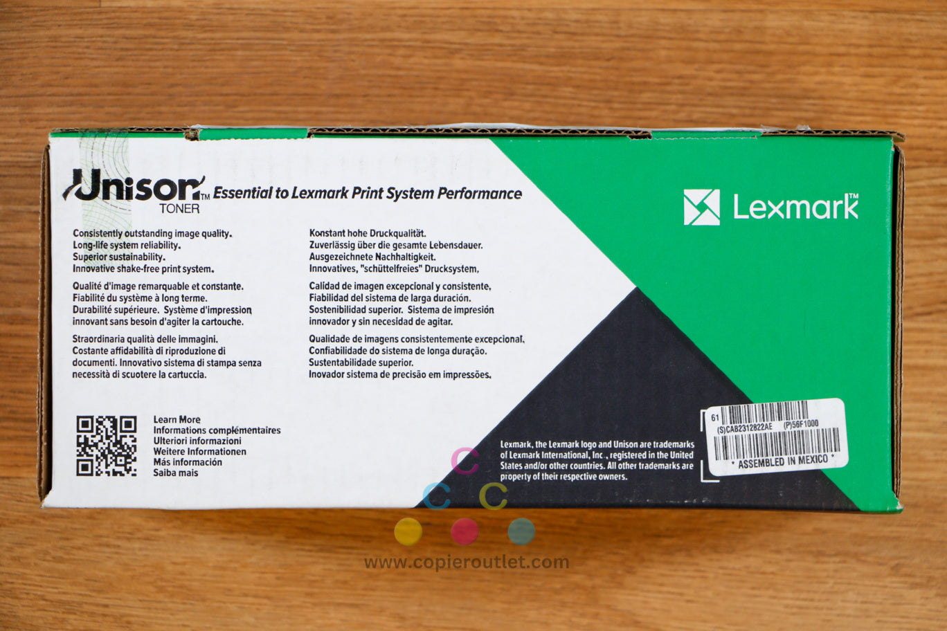 Cosmetic Genuine Lexmark 56F1000 Black Toner Cartridge MS321 MS421 MS521 MX622 !