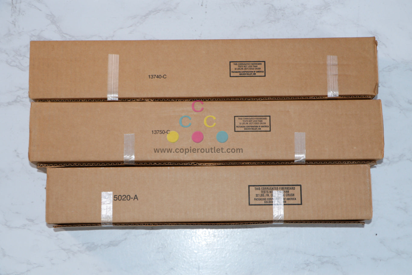 3 New OEM Toshiba eSTUDIO 5506, 5606, 6506, 7506 CMY Toner Cartridges T-FC556