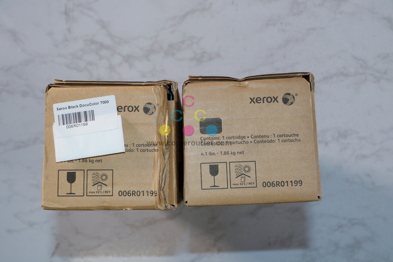 2 OEM Xerox Black Dry Ink Toner 006R01199 DocuColor 7000,7000AP,8000,8000AP