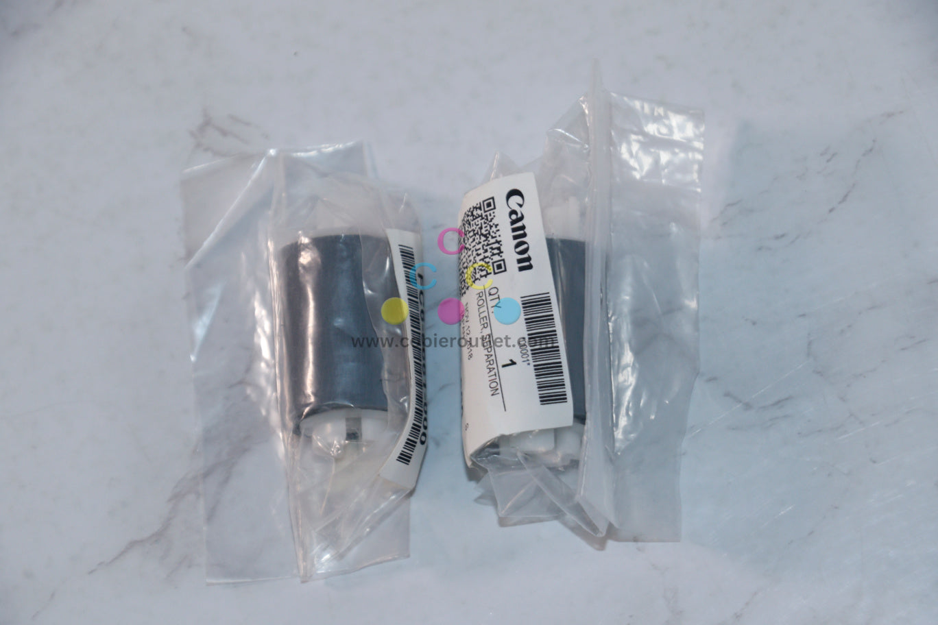 2 New OEM Canon iR 6055,6065,6075 Bypass(Manual)Separation Roller FC6-6661-000