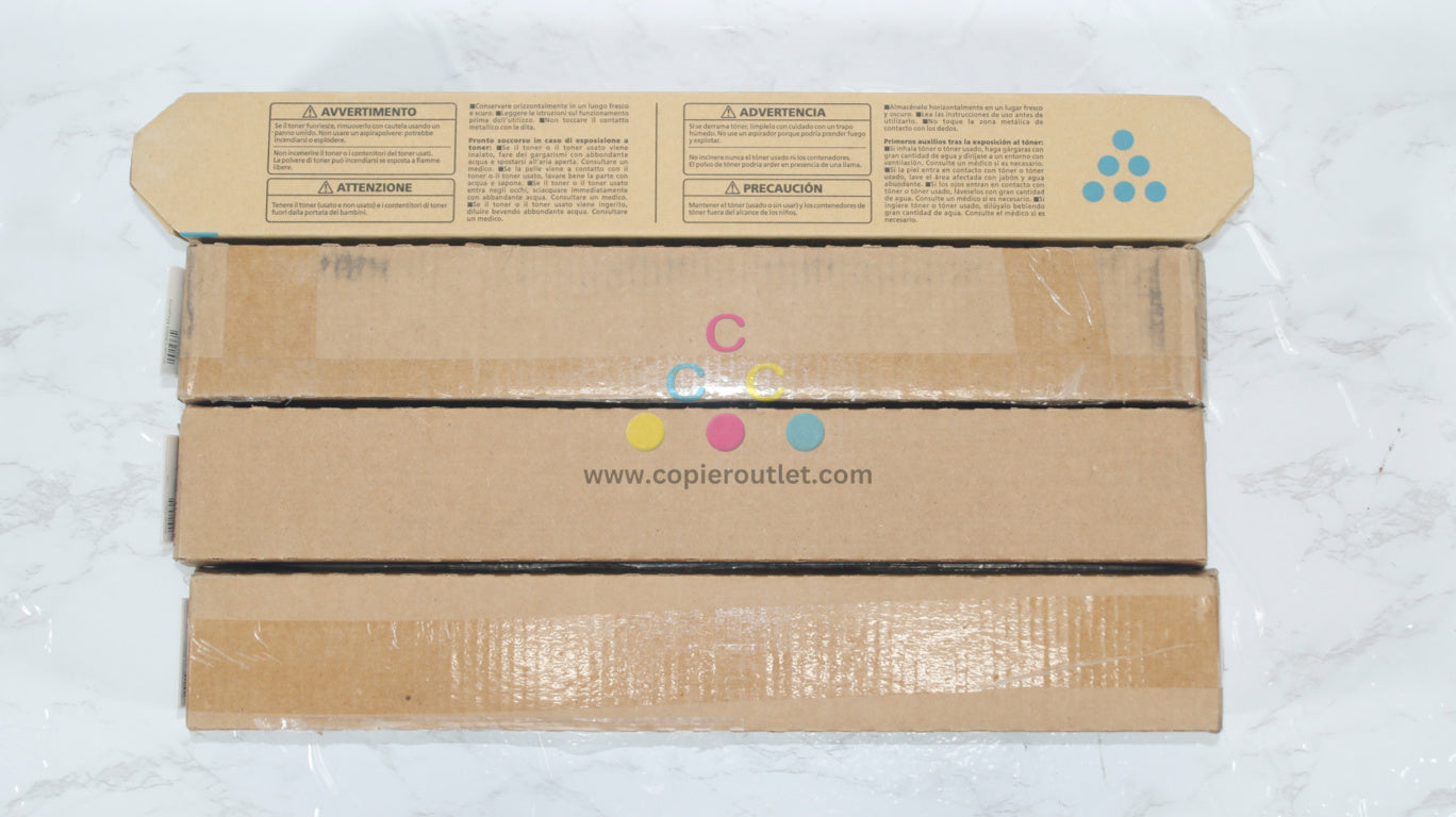 4 New OEM Ricoh MPC6003,C6003S,C4503,C5503,C6004 CMYK Toners 841849,50,51,68