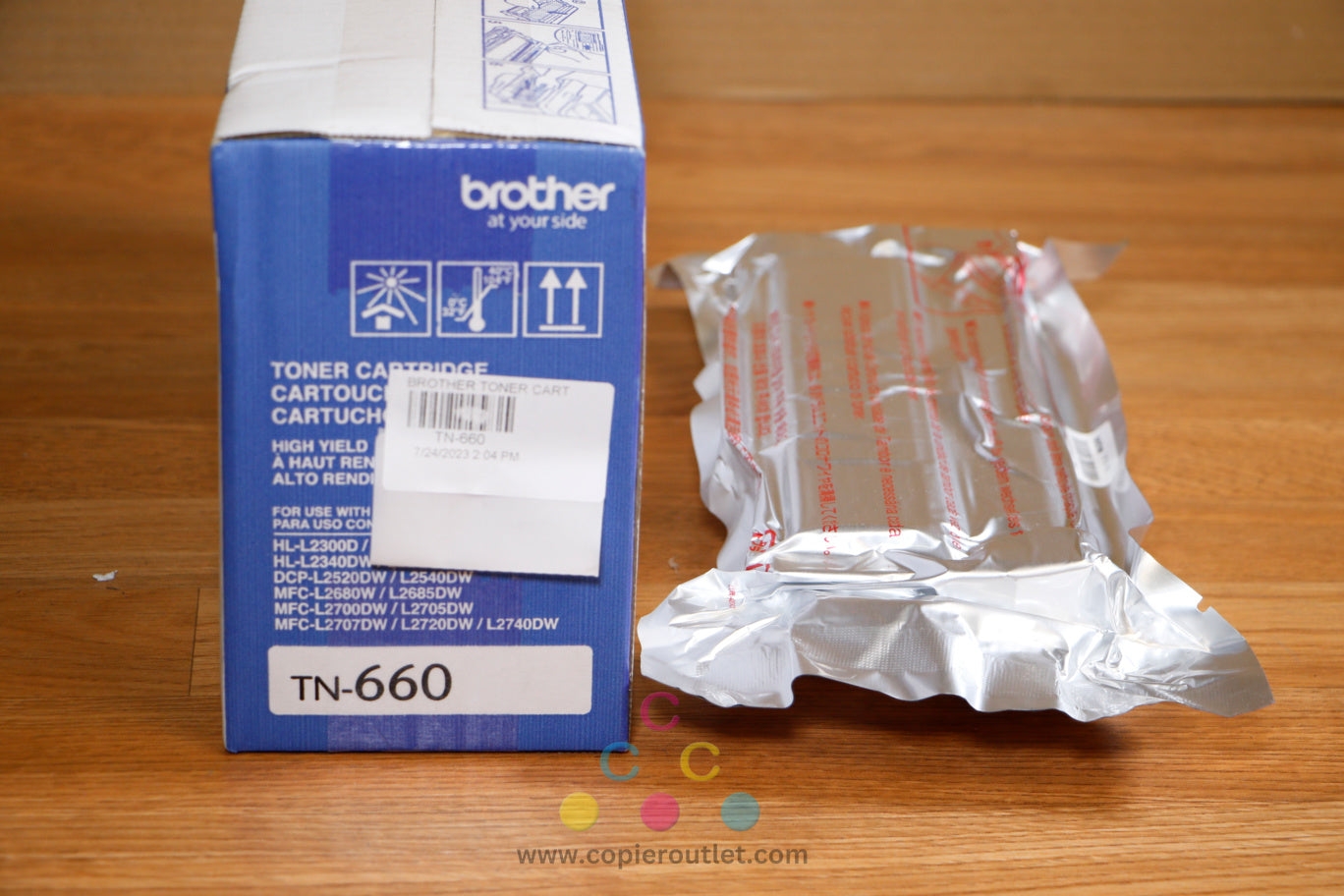 Genuine Brother TN-660 Black Toner Cartridge DCP-L2520DW HL-L2300D MFC-L2740DW !