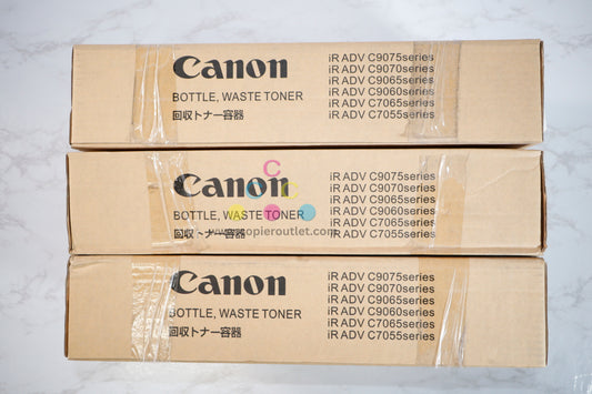 Lot of 3 New OEM Canon iR C7055,C7065 Waste Toner Bottles  FM4-5696-010 (WT-204)