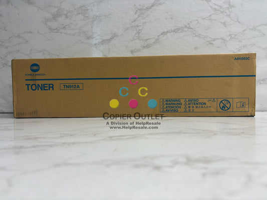 Genuine Konica Minolta BH 958 Black Toner Cartridge TN912A (A8H503C)