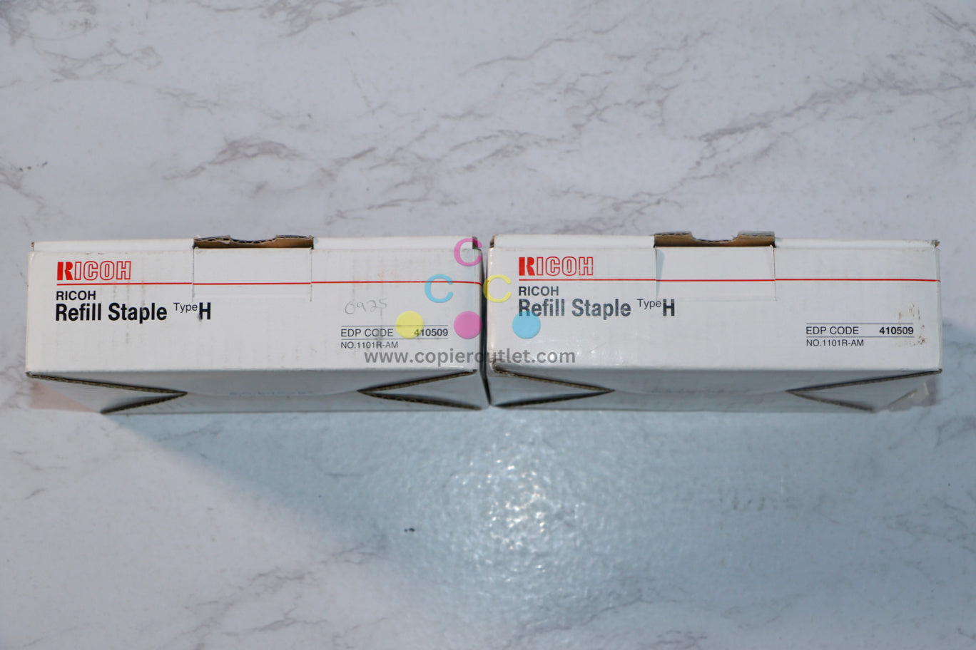 2 New OEM Ricoh LD260,LD270,LD280 Refill Staples Cartridge Type H,410509 (5 Rolls/Box)