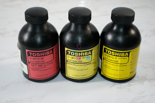 3 OEM Toshiba eSTUDIO 281c,351c,451c MMY Developers D-281C-M, D-281C-Y