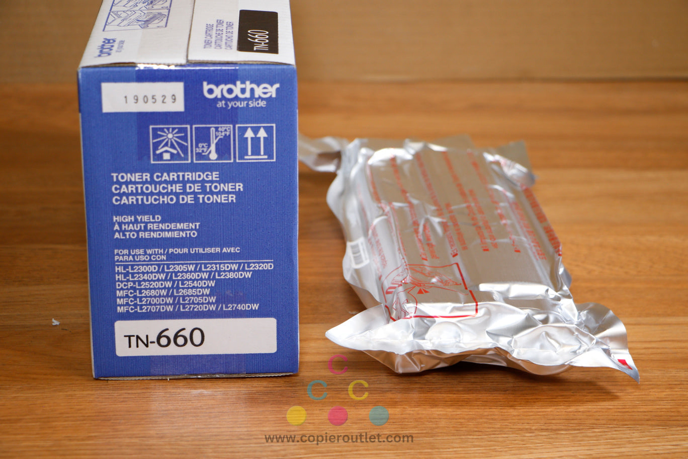 Genuine Brother TN-660 Black Toner Cartridge DCP-L2520DW HL-L2300D MFC-L2740DW !