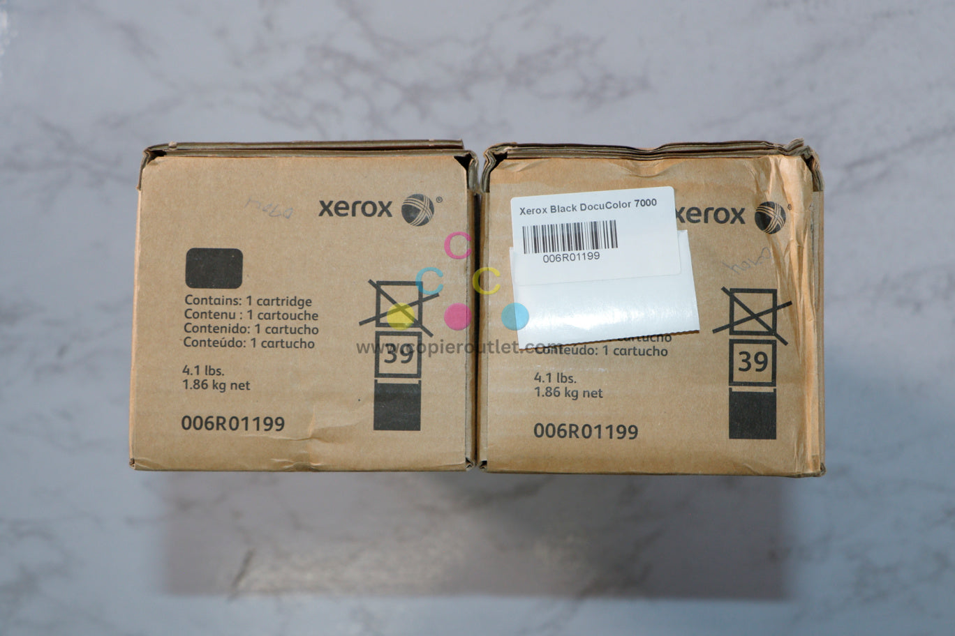 2 OEM Xerox Black Dry Ink Toner 006R01199 DocuColor 7000,7000AP,8000,8000AP