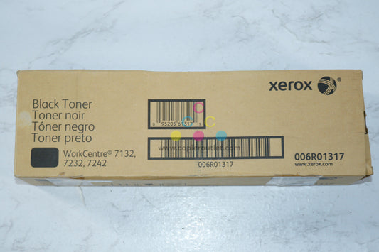 New OEM Xerox WorkCentre 7132, 7232, 7242 Black Toner Cartridge 006R01317