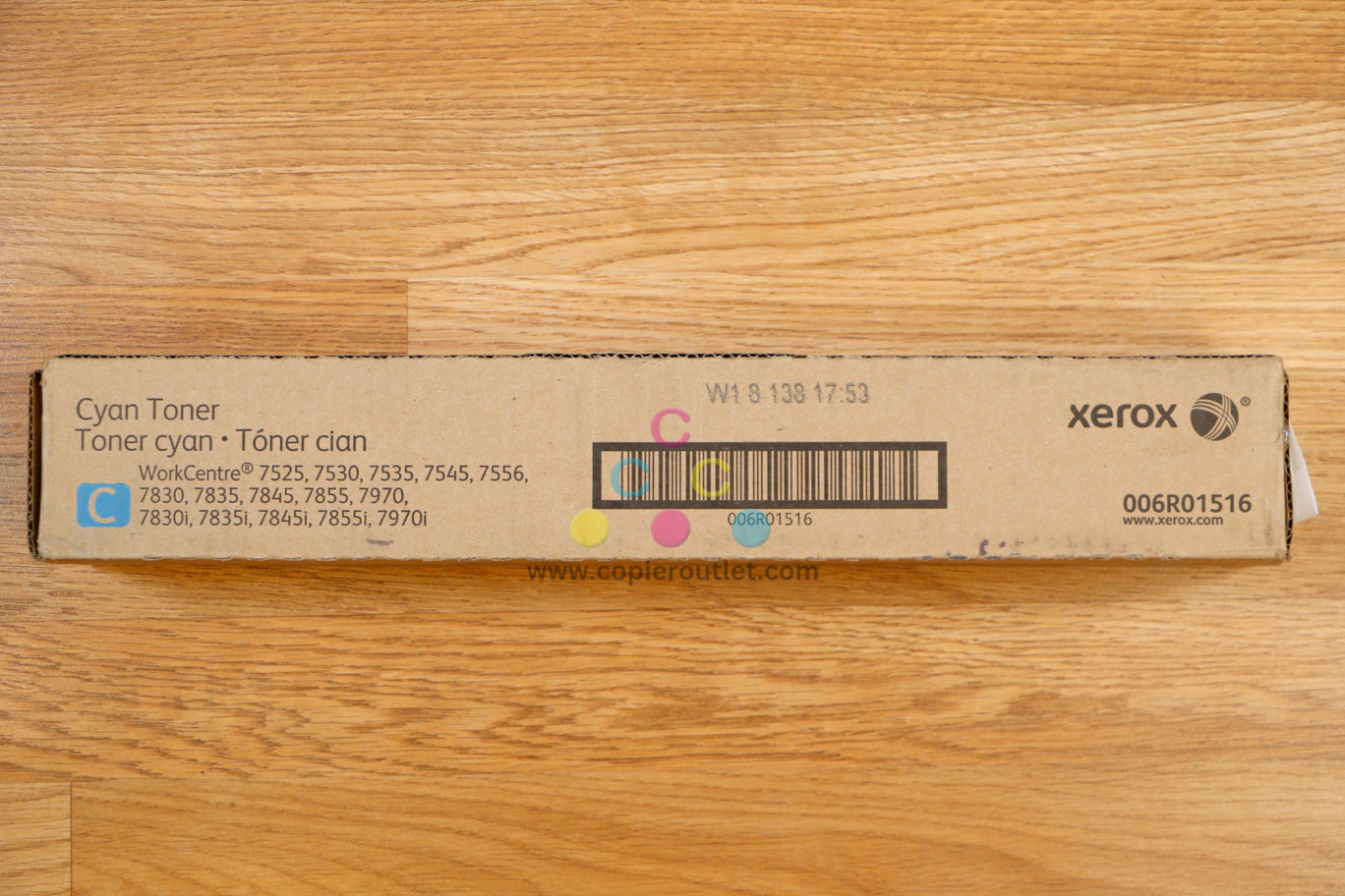 Genuine Xerox Cyan Toner Cartridge WorkCentre 7525 7530 7535 7545 7556 7830 7855