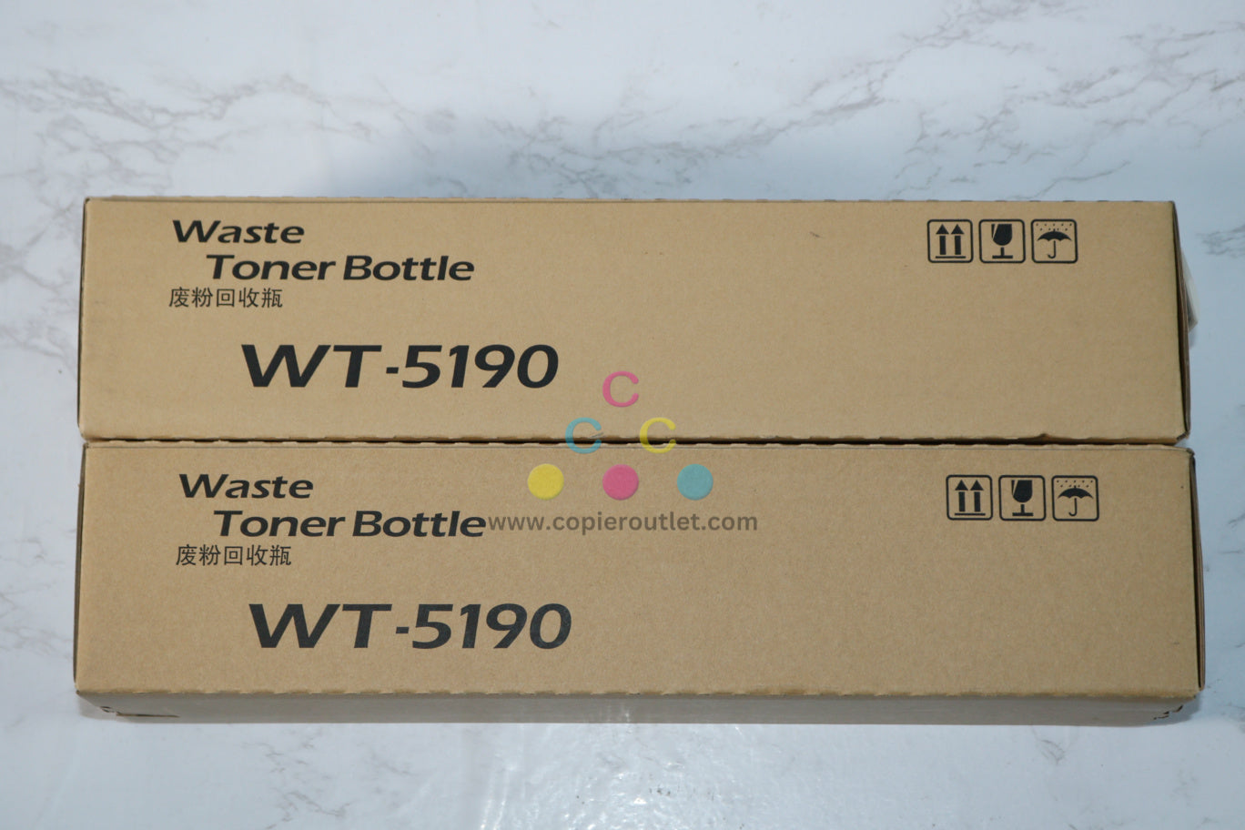 2 OEM Kyocera TASKalfa 306ci,307ci,308ci Waste Toner Bottle WT-5190 (1902R60U0)