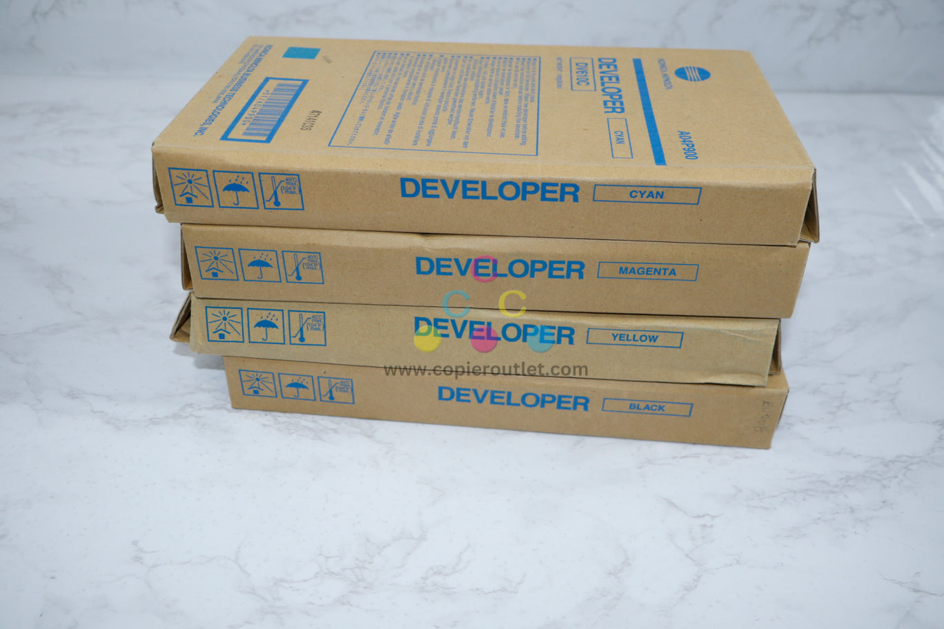 Open Box Genuine Konica DV610CMYK Developer for BHPRO C5501,C6500eP,BP650,CS665