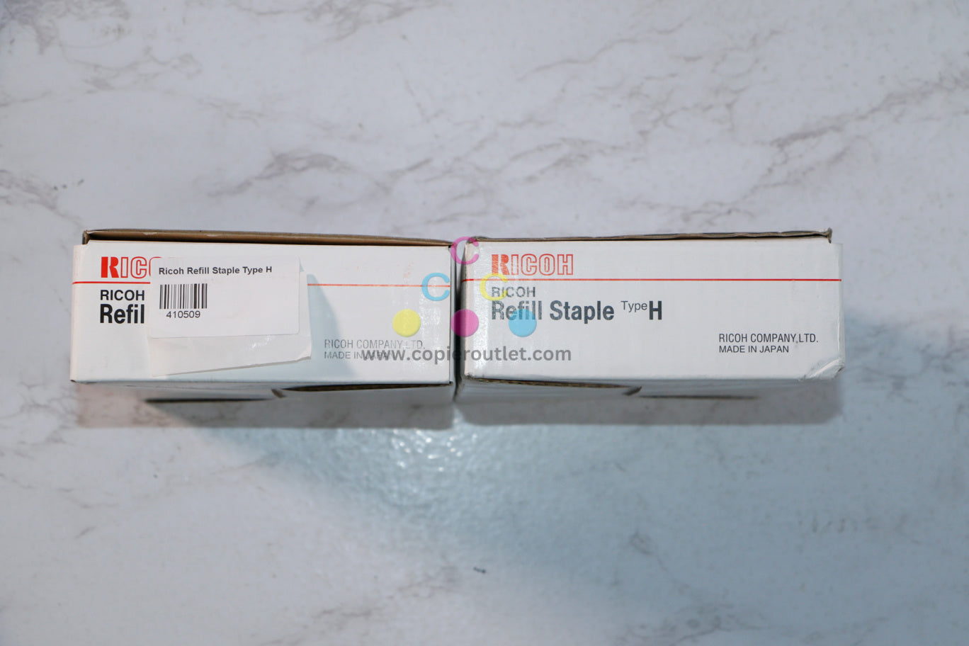 2 New OEM Ricoh LD260,LD270,LD280 Refill Staples Cartridge Type H,410509 (5 Rolls/Box)