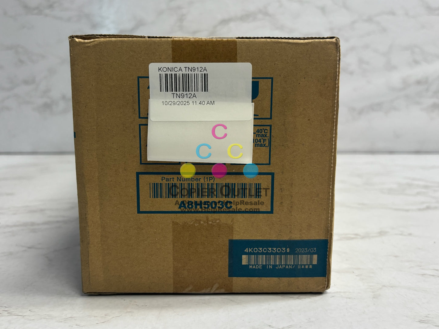 Genuine Konica Minolta BH 958 Black Toner Cartridge TN912A (A8H503C)