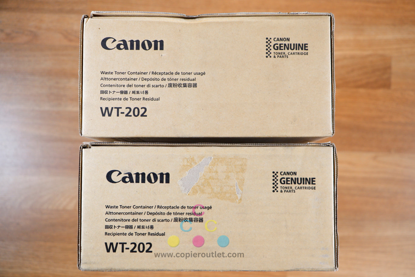 2 Canon WT-202 Waste Toner Container iR AD C3325 C3330 C5550 C5560 Same Day Ship