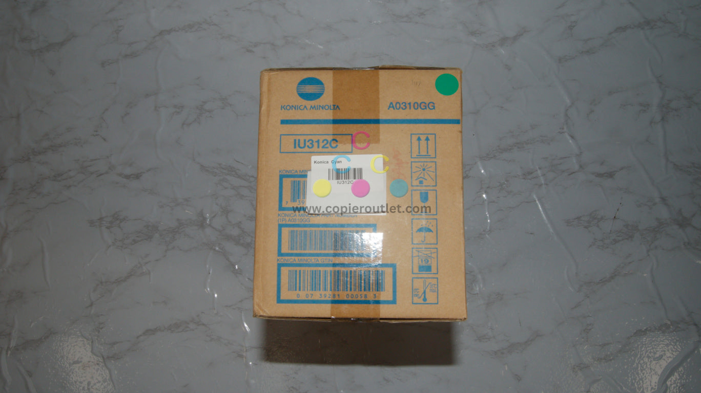 New OEM Konica Minolta Bizhub C20/C30 Series, Cyan Imaging Unit IU312C (A0310GG)