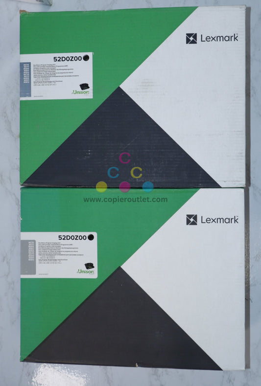 2 New OEM Lexmark MS710dn,MS711dn,MS810de Black Imaging Unit 52D0Z00