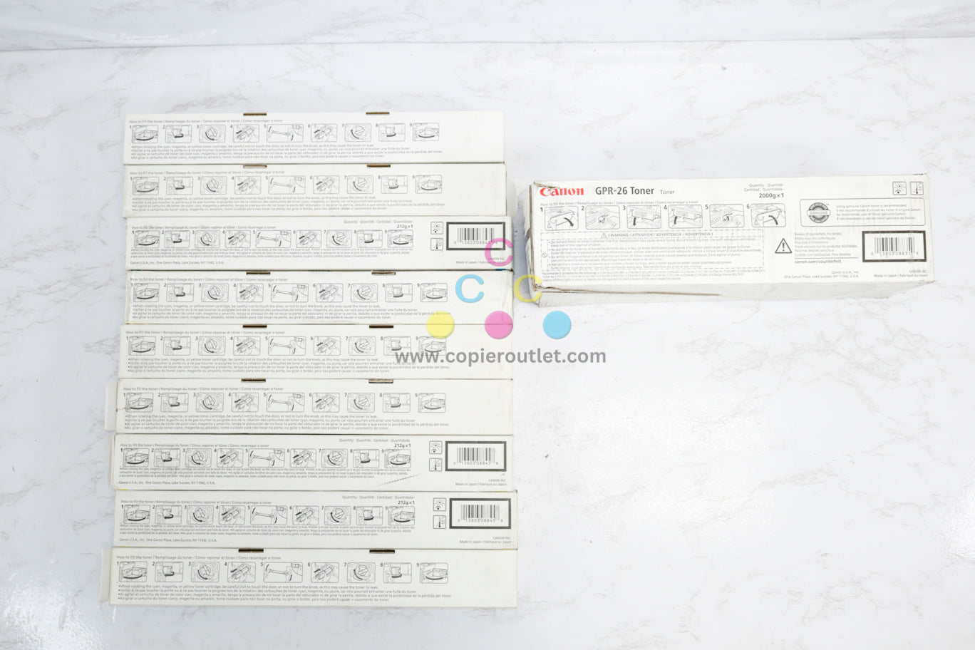 10 New OEM Canon iR C5068/C6880/C5880/C6870 GPR-26 CMYK Toner Same Day Ship!