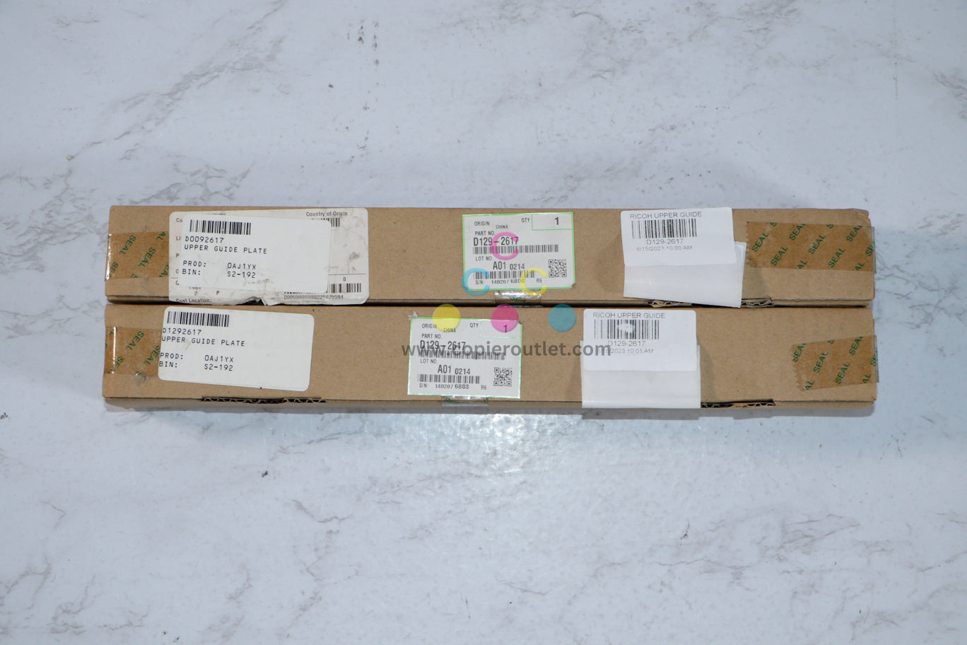 2 New OEM Ricoh MP4000,MP5000,LD040B,9040B, 9250G Upper Guide Plate D129-2617