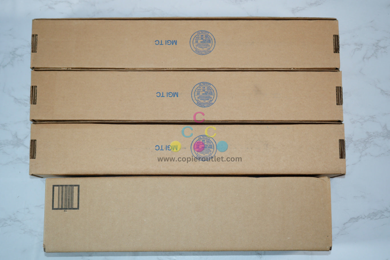 4 OEM Konica Minolta MGI Meteor DP8700+ Series CMYK Toners 14157C,14158M,14159Y,14160K