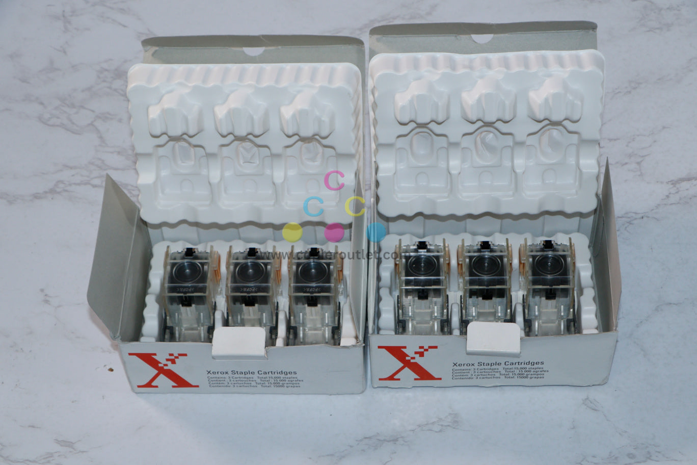 2 OEM Xerox CopyCentre 232,238,245,255,C35 Staple Cartridges 108R00493/108R493