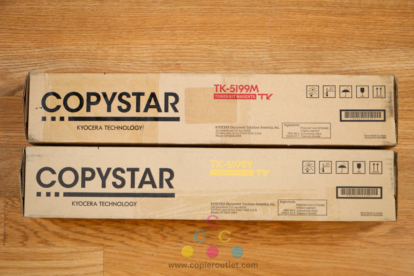 Genuine Copystar TK-5199 Magenta Yellow Toner Cartridges CS306ci CS307ci CS308ci