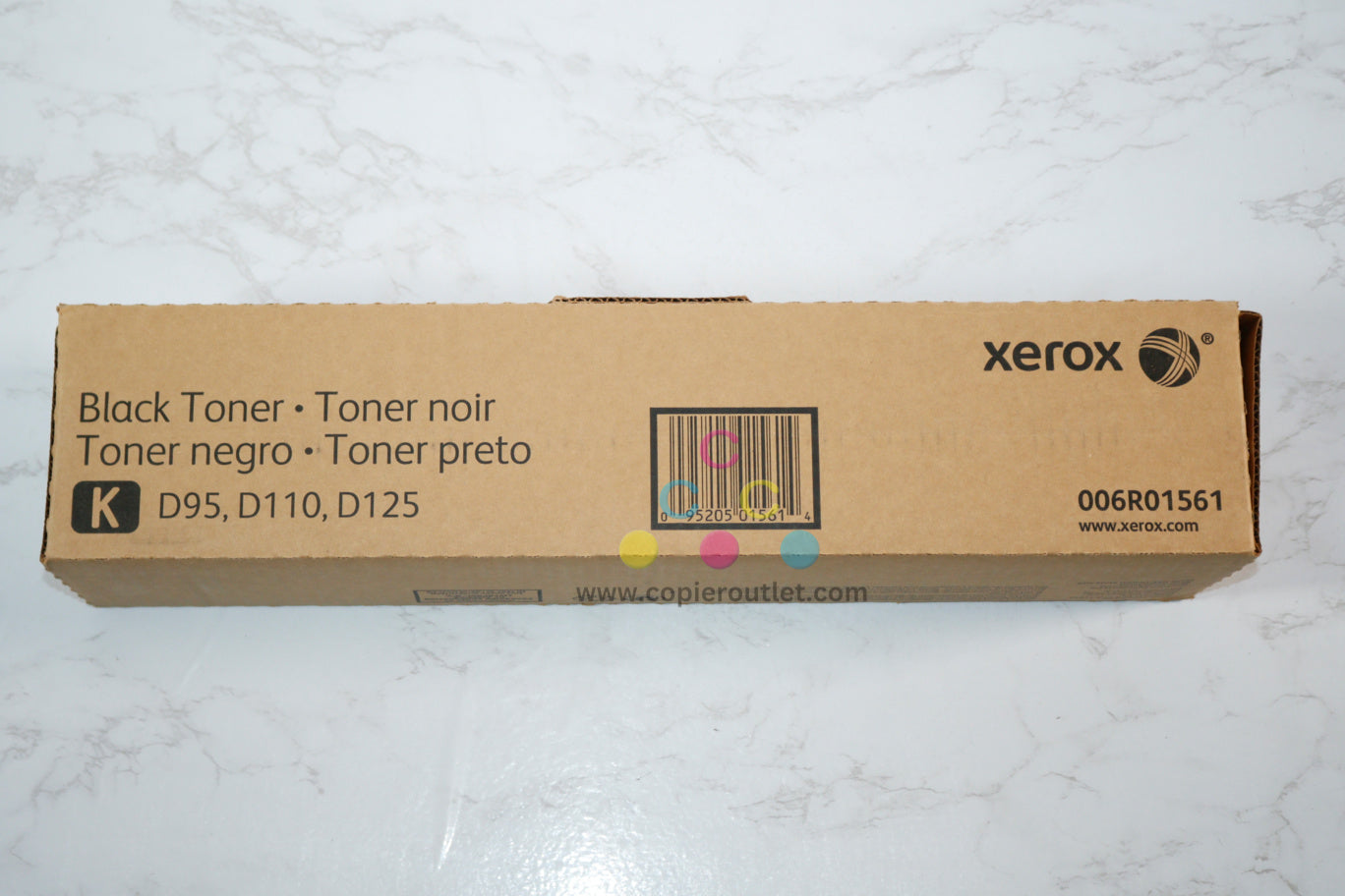 New OEM Xerox D110, D125, D95, ED125, ED95A, Black Toner Cartridge, 006R01561