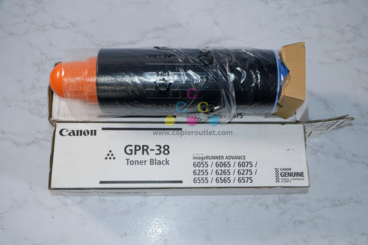 2 New/Open Genuine Canon imageRUNNER 6055, 6065, 6765, 6780 Black Toner GPR-38