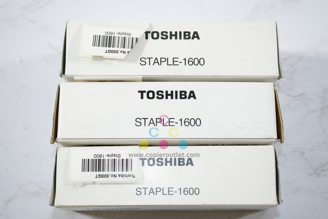 3 New OEM Toshiba eStudio 165,20,200 STAPLE-1600, STAPLE1600 Cartridge, 660-89599