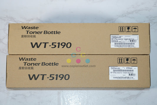 2 OEM Kyocera TASKalfa 306ci,307ci,308ci Waste Toner Bottle WT-5190 (1902R60U0)