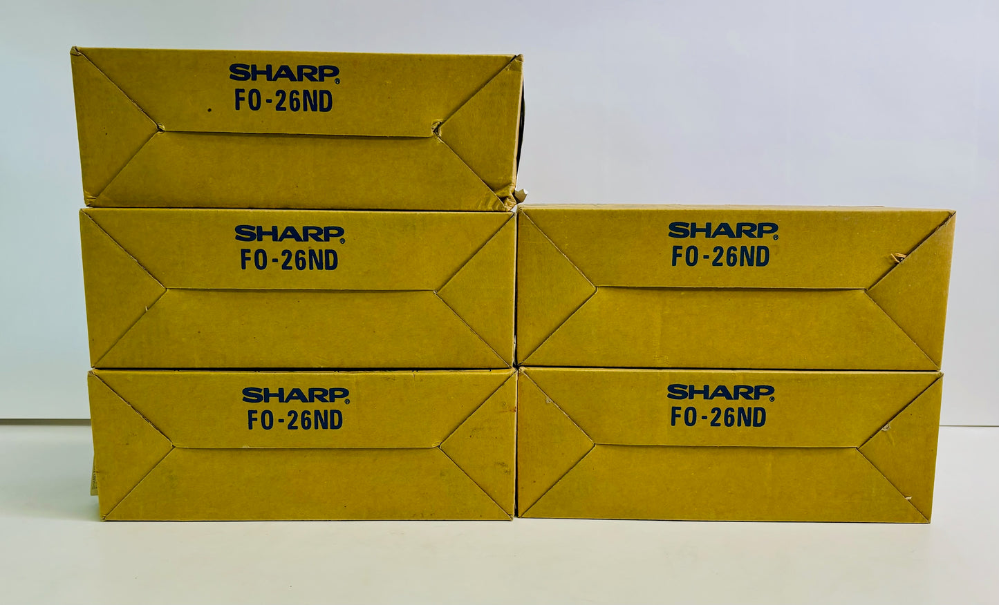 5 New Genuine Sharp F2700M, 2800, 3600M Black Toners FO-26ND, F026ND, F0-26ND
