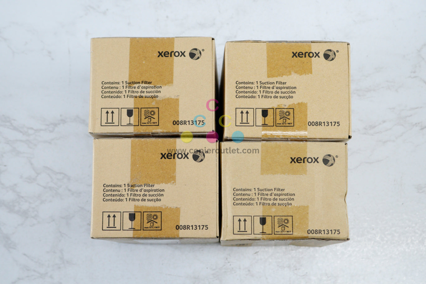 4 Genuine Xerox Versant 180,2100,280,3100,4100,80 Press Suction Filter 008R13175