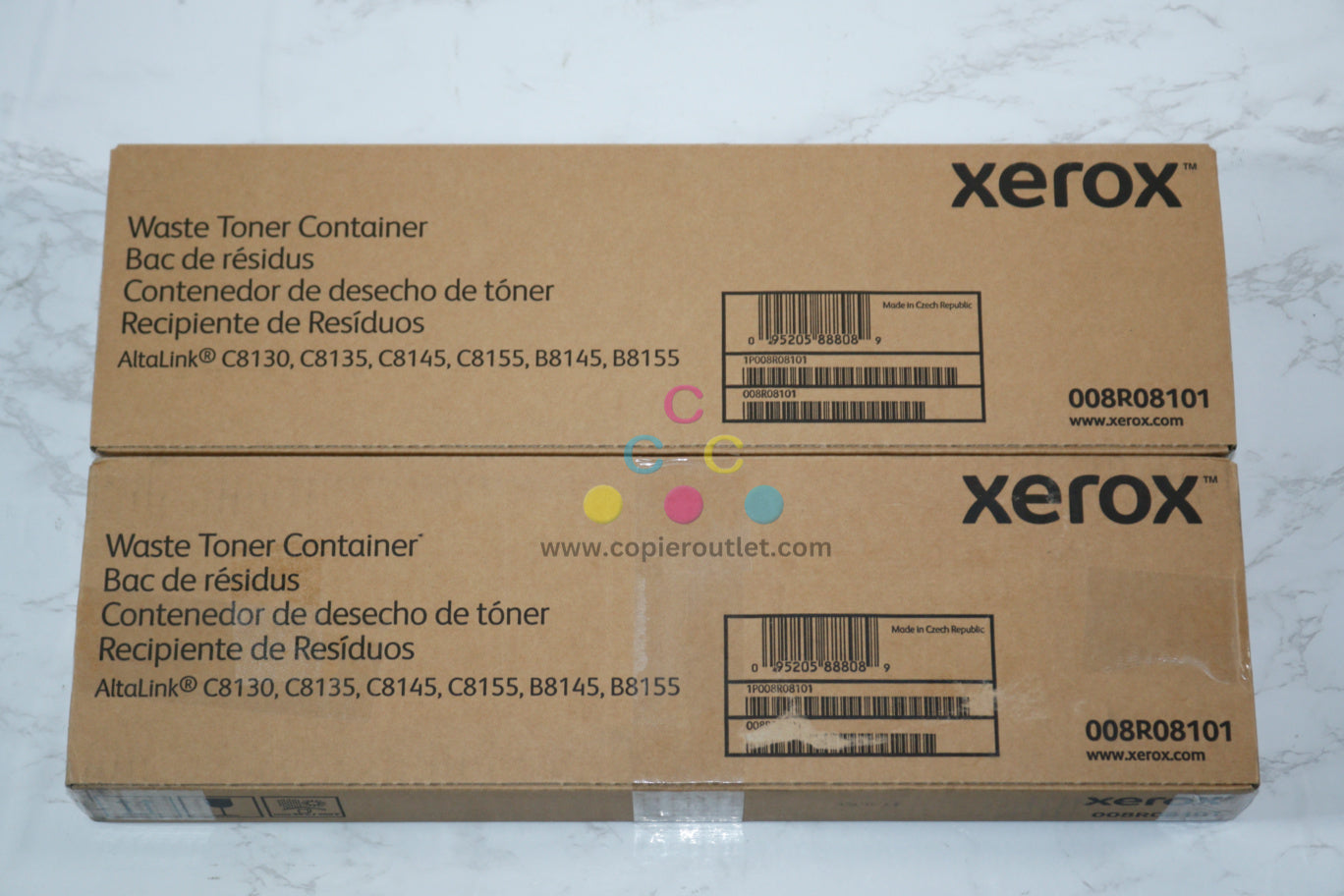 2 New OEM Xerox AltaLink B8145, B8155, B8170 Waste Toner Container 008R08101