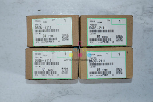 4 New OEM Ricoh MP301SPF,DF1030 Doc Feeder Paper Feed Roller D606-2111 (D6062111)