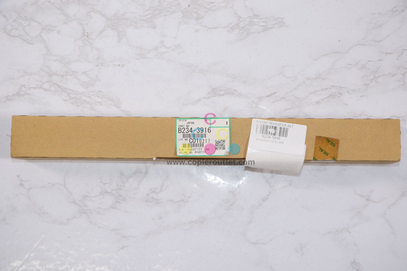 OEM Ricoh MP1100,MP1350,9000 Transfer Belt Cleaning Blade B234-3916 (B2343916)