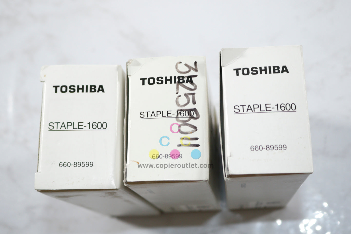 3 New OEM Toshiba eStudio 165,20,200 STAPLE-1600, STAPLE1600 Cartridge, 660-89599