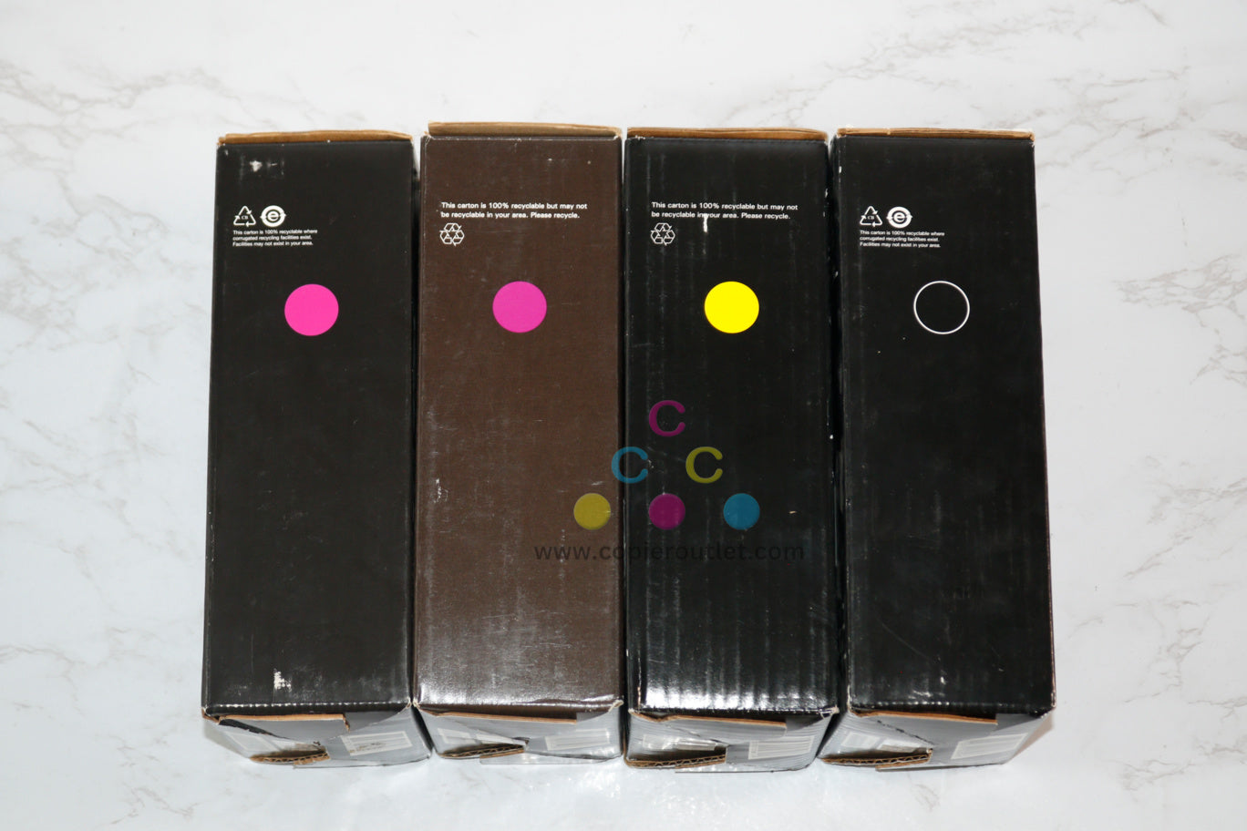 4 New OEM Oce TCS400 MMYK Ink Tanks 1060015090, 1060015091, 1060015093