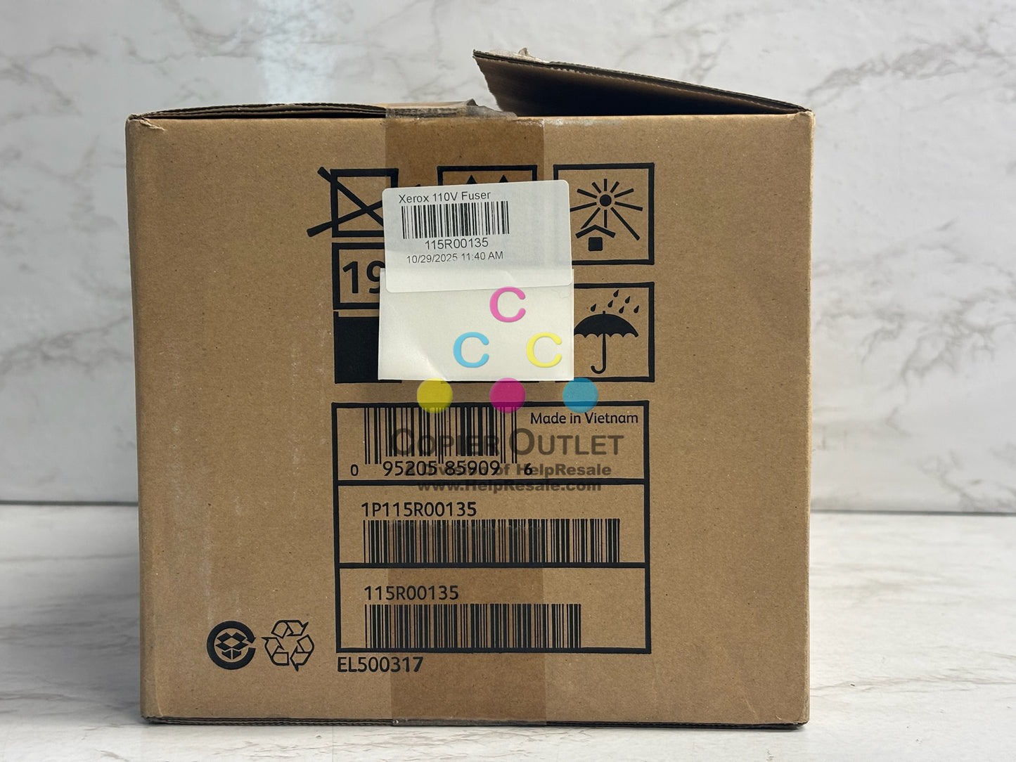 Partially Opened OEM Xerox VersaLink C600, C605 Fuser Unit 115R00135, 110V