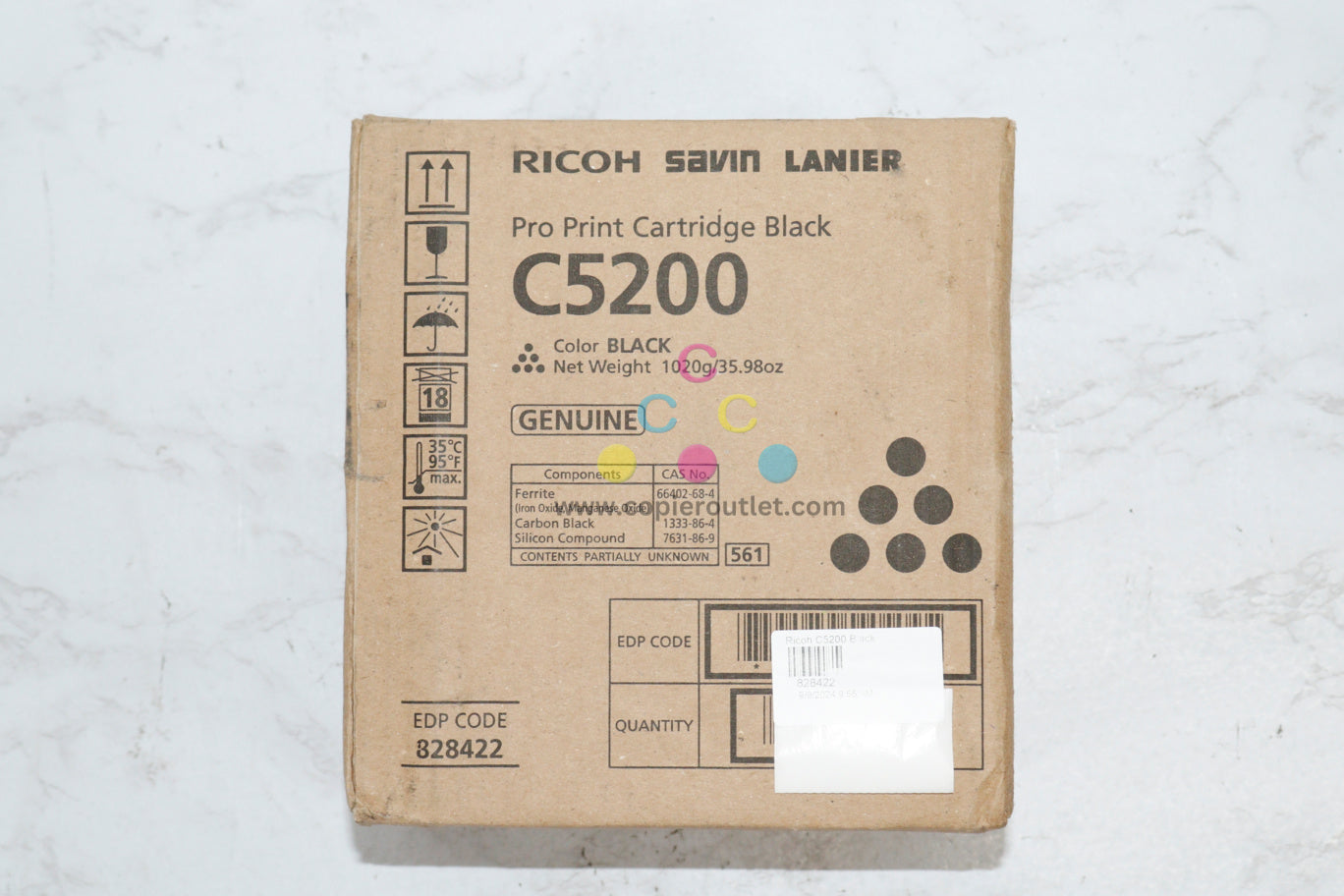 New OEM Ricoh Pro C5200S, C5210S Black Print Cartridge 828422 Same Day Ship