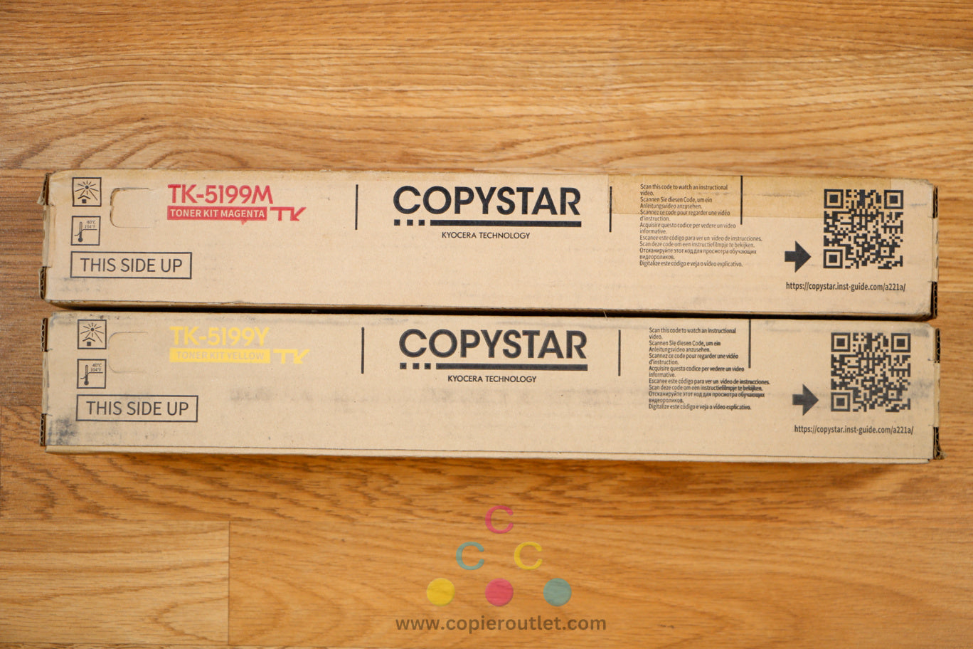 Genuine Copystar TK-5199 Magenta Yellow Toner Cartridges CS306ci CS307ci CS308ci