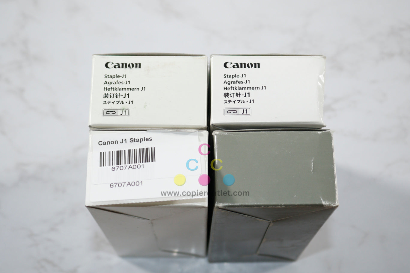 4 New Genuine Canon STAPLE-J1, 6707A001[AC], No.502C Same Day Shipping!!