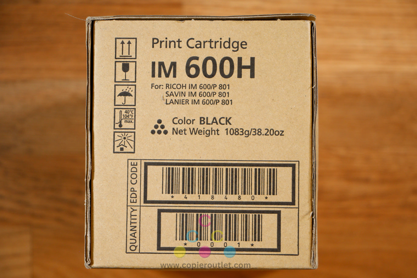 Genuine Ricoh IM 600H Black Print Cartridge Ricoh P 801 418480 Same Day Shipping