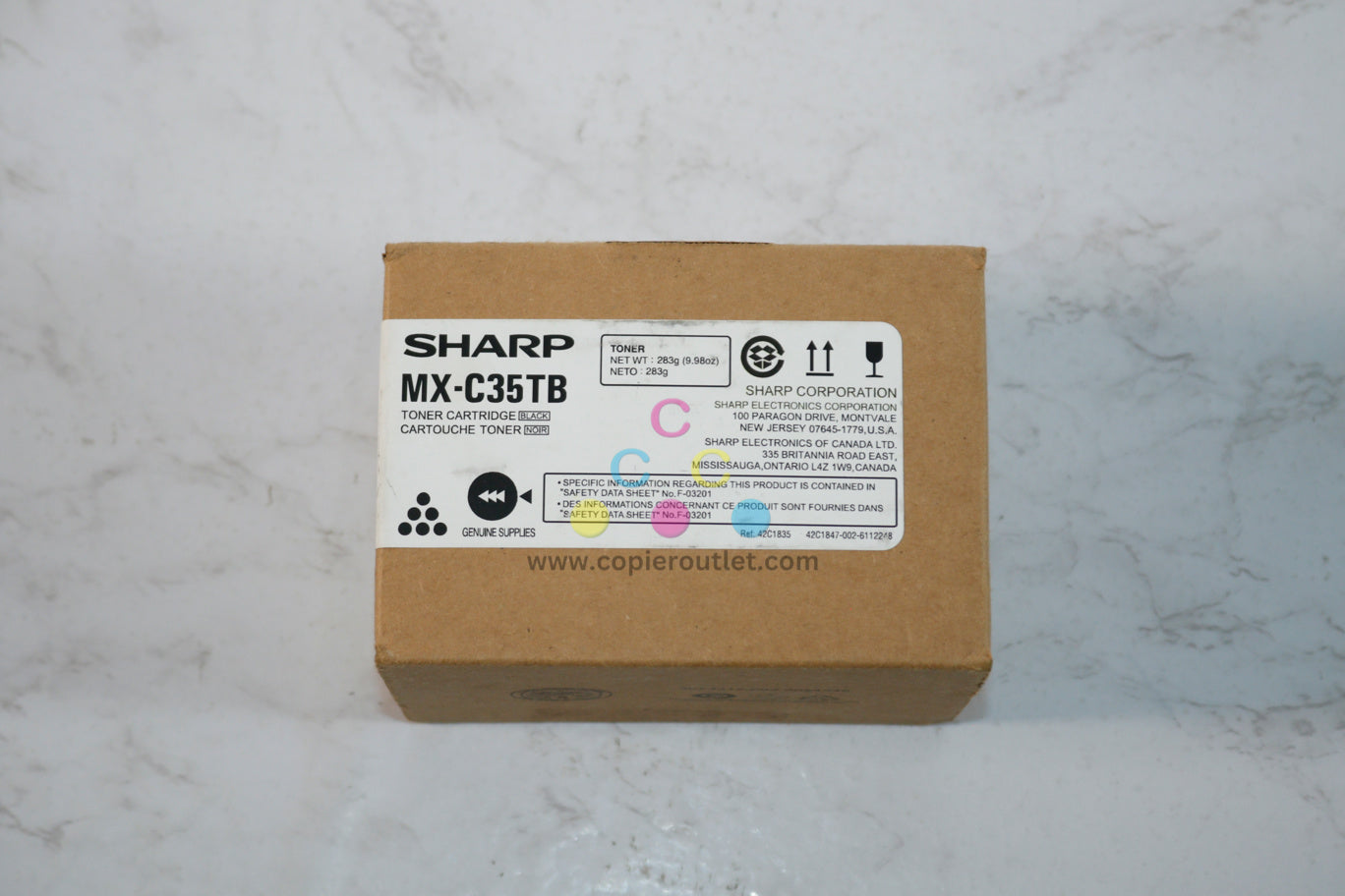 New Genuine Sharp MX-C357F / MX-C407P Black Toner Cartridges MX-C35TB