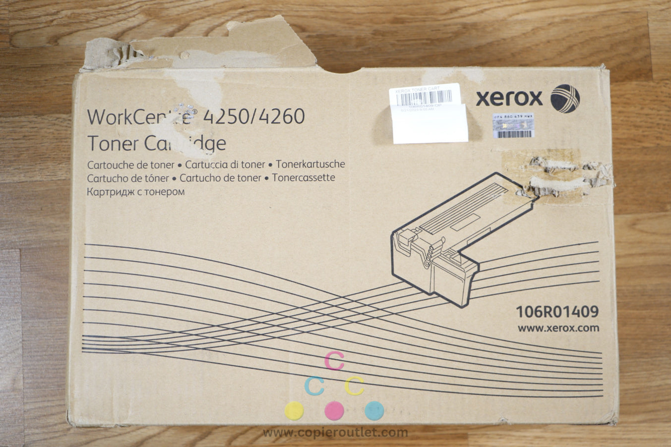 Open Xerox Black Toner Cartridge Xerox WorkCentre 4250 4260 106R01409 Same Day!!