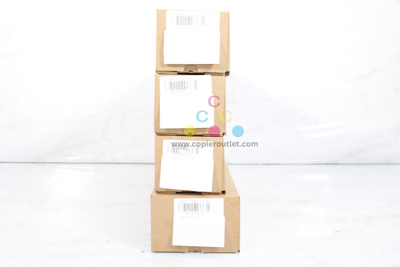 4 OEM Sharp BP-50C26, BP-50C31,BP-50C36,BP-50C45 CMYK Toners BP-NT70-CA,MA,YA,BA