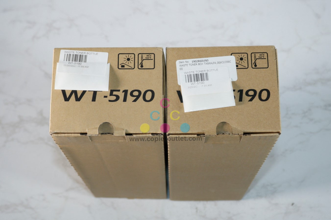 2 OEM Kyocera TASKalfa 306ci,307ci,308ci Waste Toner Bottle WT-5190 (1902R60U0)