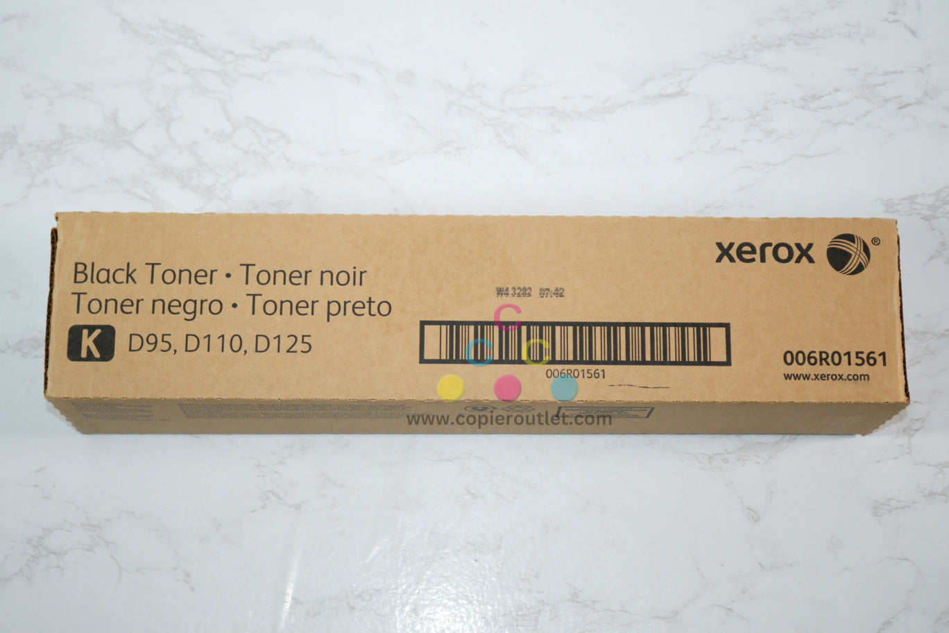 New OEM Xerox D110, D125, D95, ED125, ED95A, Black Toner Cartridge, 006R01561