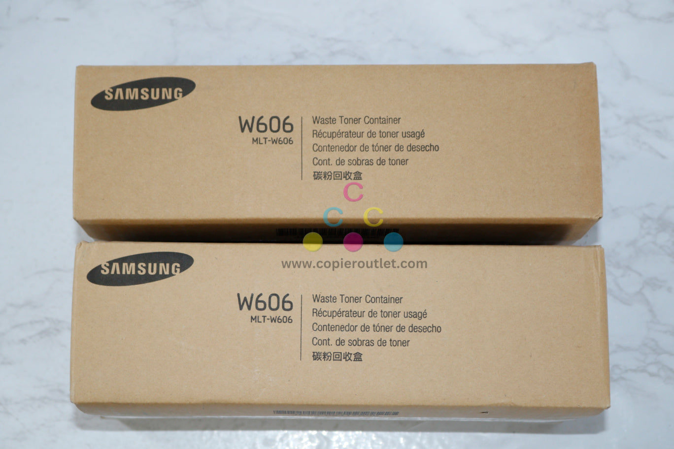 2 New OEM Samsung SCX-8030ND Waste Toner Container MLT-W606 (MLTW606)